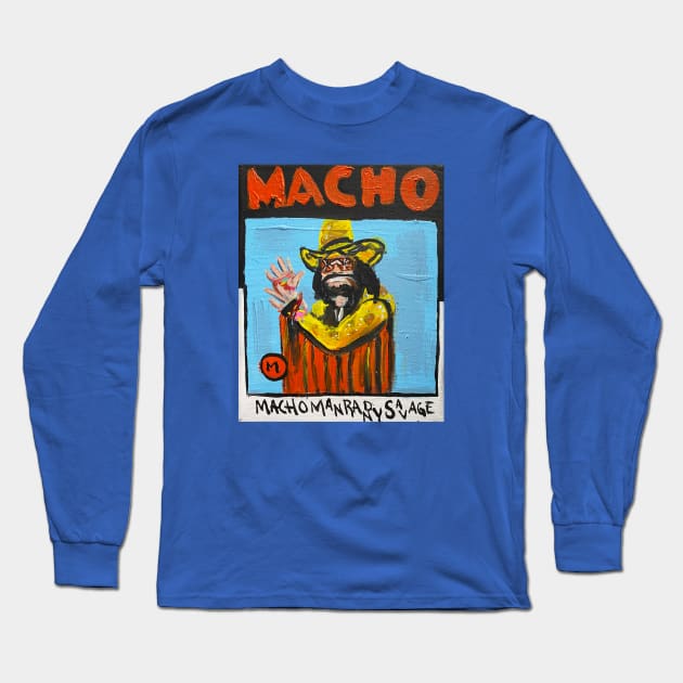 Macho Man Long Sleeve T-Shirt by ElSantosWorld